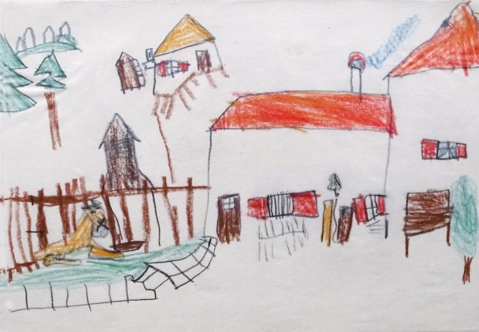 Gerlos Haus und Hund