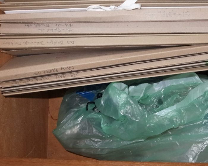 Schublade Architekturzeichnungen Inge