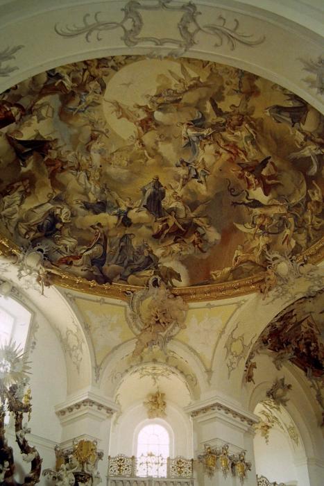 Deckengemälde - Kreuzung